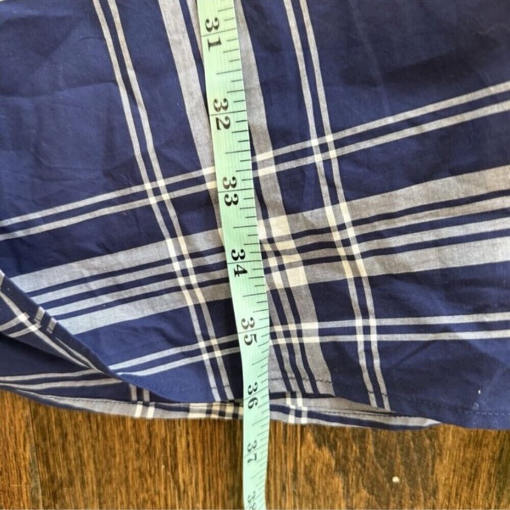 Hill House The Delphine Nap Skirt White and Blue Plaid – Size Small 1658 - Picture 10 of 10